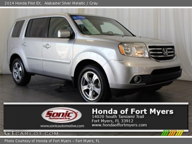 2014 Honda Pilot EX in Alabaster Silver Metallic