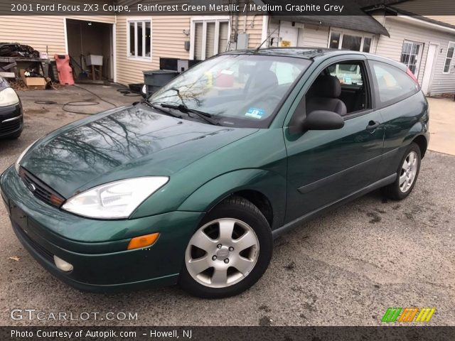 2001 Ford Focus ZX3 Coupe in Rainforest Green Metallic