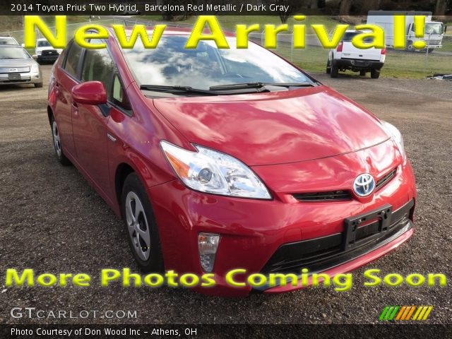 2014 Toyota Prius Two Hybrid in Barcelona Red Metallic