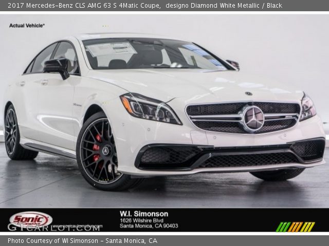 2017 Mercedes-Benz CLS AMG 63 S 4Matic Coupe in designo Diamond White Metallic