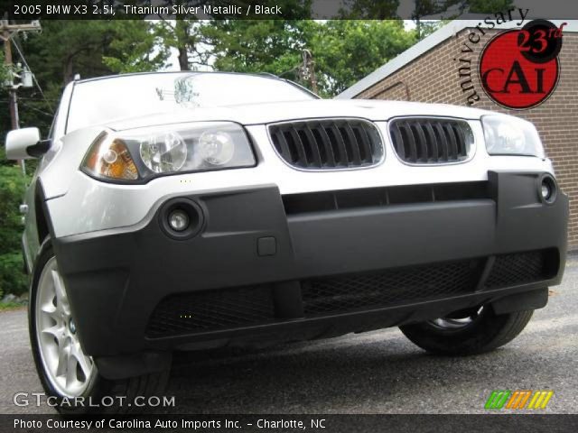 2005 BMW X3 2.5i in Titanium Silver Metallic