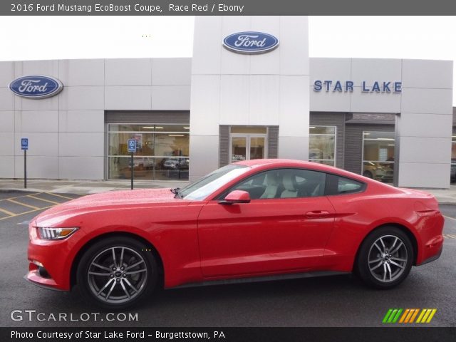 2016 Ford Mustang EcoBoost Coupe in Race Red