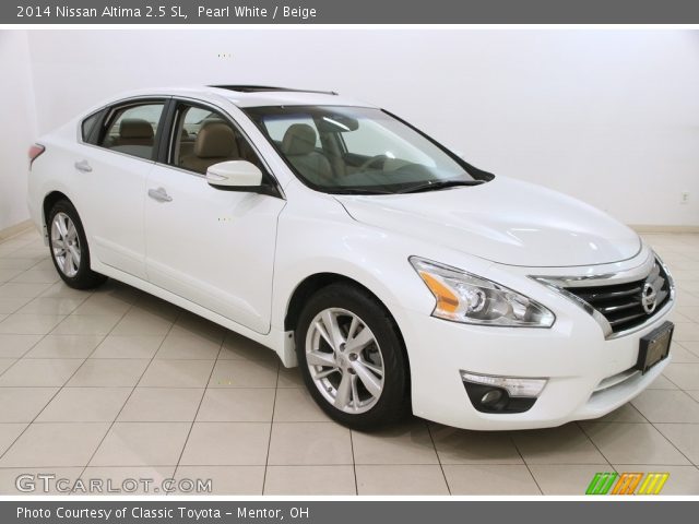 2014 Nissan Altima 2.5 SL in Pearl White