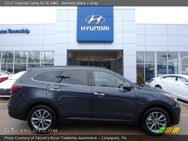 2017 Hyundai Santa Fe SE AWD in Becketts Black