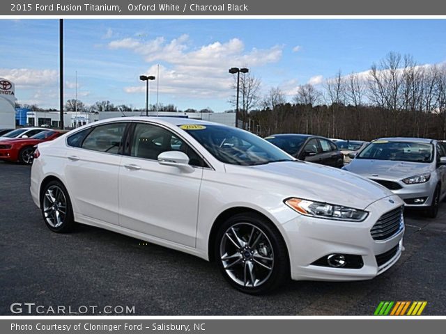 2015 Ford Fusion Titanium in Oxford White