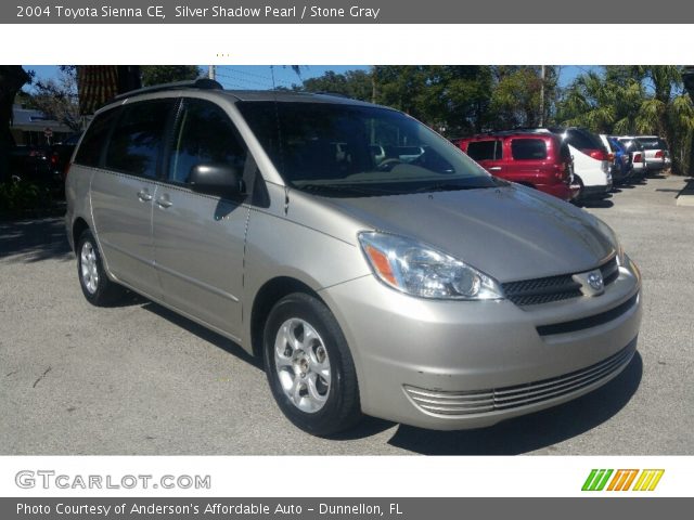 2004 Toyota Sienna CE in Silver Shadow Pearl