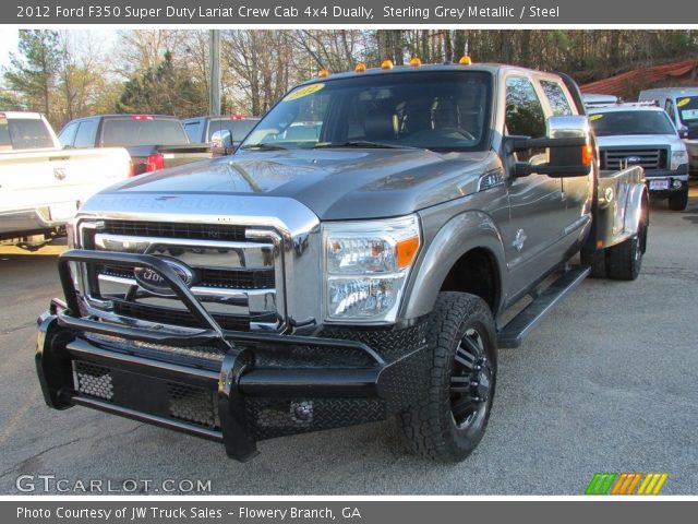 2012 Ford F350 Super Duty Lariat Crew Cab 4x4 Dually in Sterling Grey Metallic