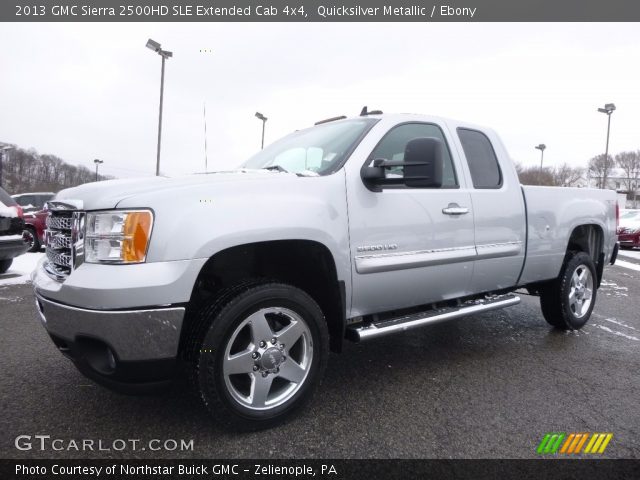 2013 GMC Sierra 2500HD SLE Extended Cab 4x4 in Quicksilver Metallic