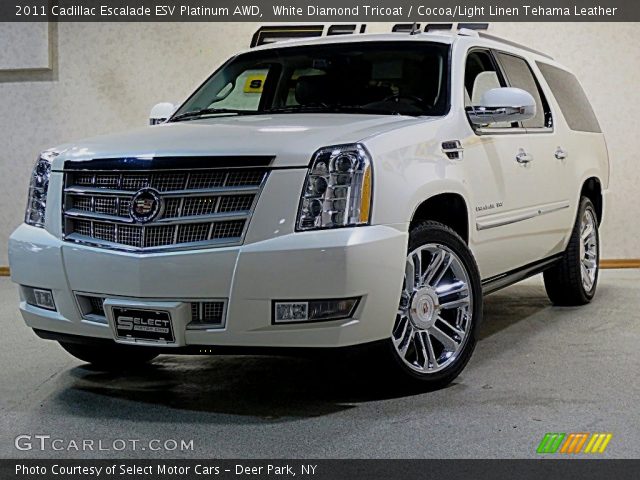 2011 Cadillac Escalade ESV Platinum AWD in White Diamond Tricoat