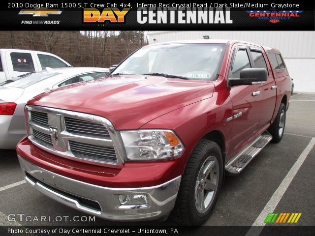 2010 Dodge Ram 1500 SLT Crew Cab 4x4 in Inferno Red Crystal Pearl