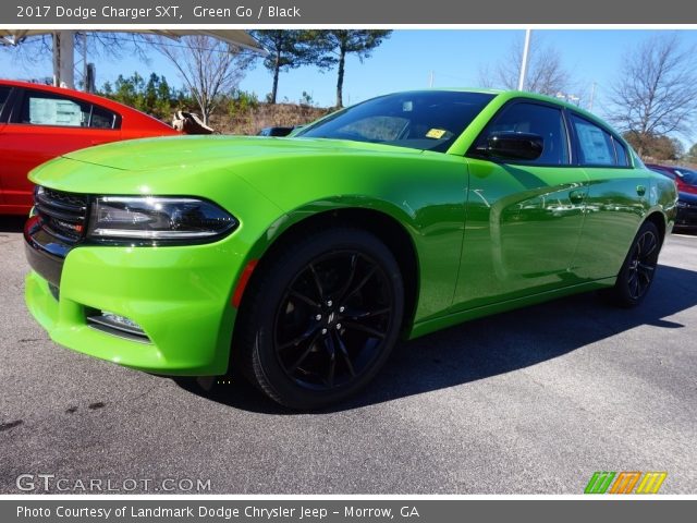 2017 Dodge Charger SXT in Green Go