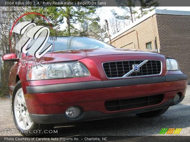 2004 Volvo S60 2.4 in Ruby Red Metallic