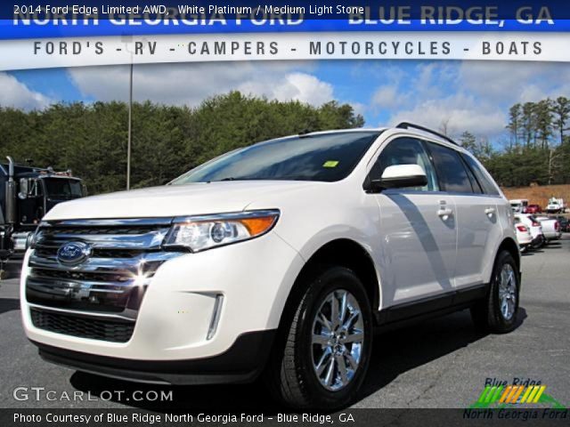 2014 Ford Edge Limited AWD in White Platinum