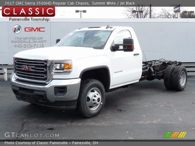 2017 GMC Sierra 3500HD Regular Cab Chassis in Summit White