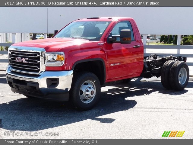 2017 GMC Sierra 3500HD Regular Cab Chassis 4x4 in Cardinal Red
