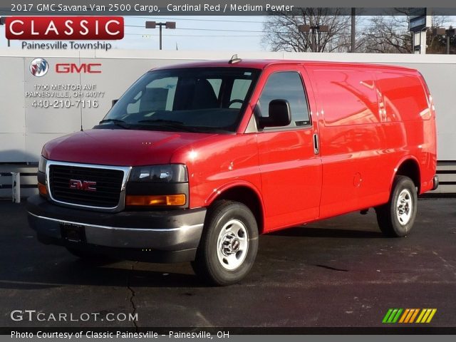 2017 GMC Savana Van 2500 Cargo in Cardinal Red
