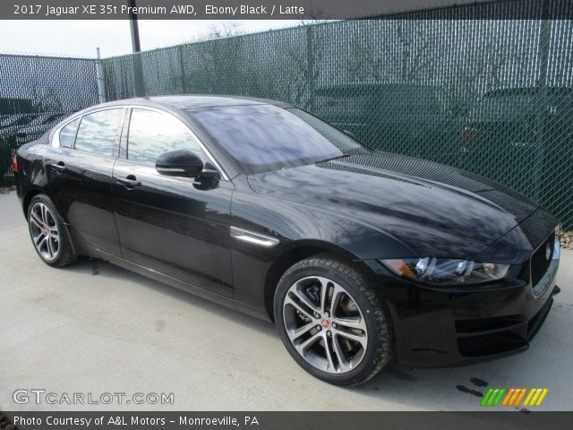 2017 Jaguar XE 35t Premium AWD in Ebony Black