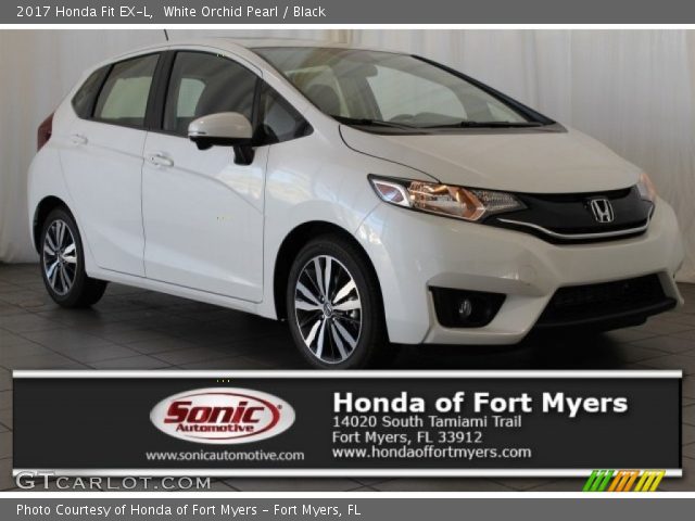 2017 Honda Fit EX-L in White Orchid Pearl