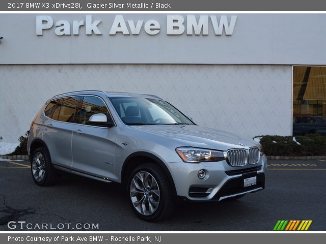 2017 BMW X3 xDrive28i in Glacier Silver Metallic