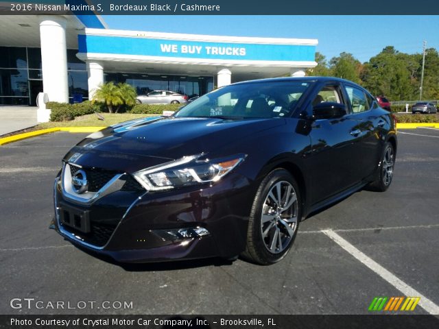 2016 Nissan Maxima S in Bordeaux Black