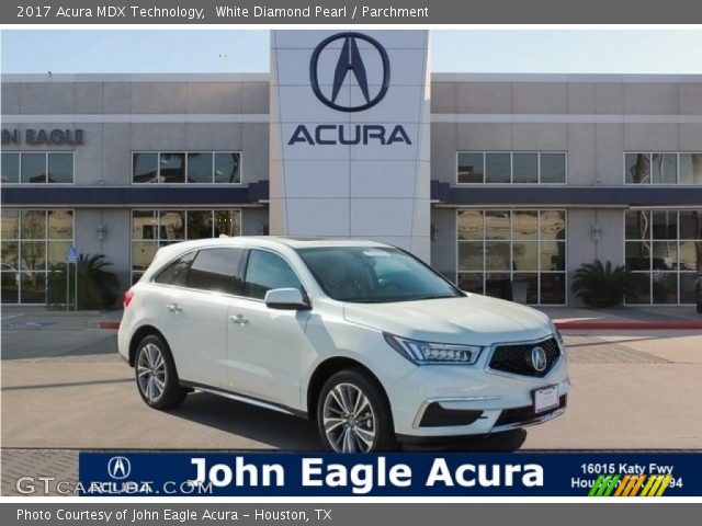 2017 Acura MDX Technology in White Diamond Pearl