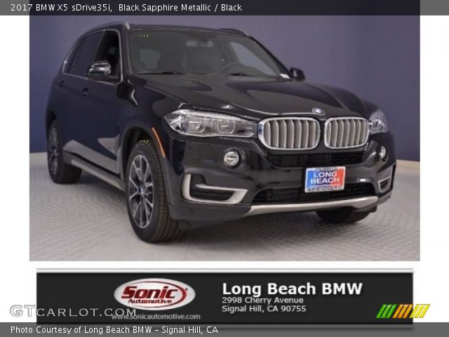 2017 BMW X5 sDrive35i in Black Sapphire Metallic