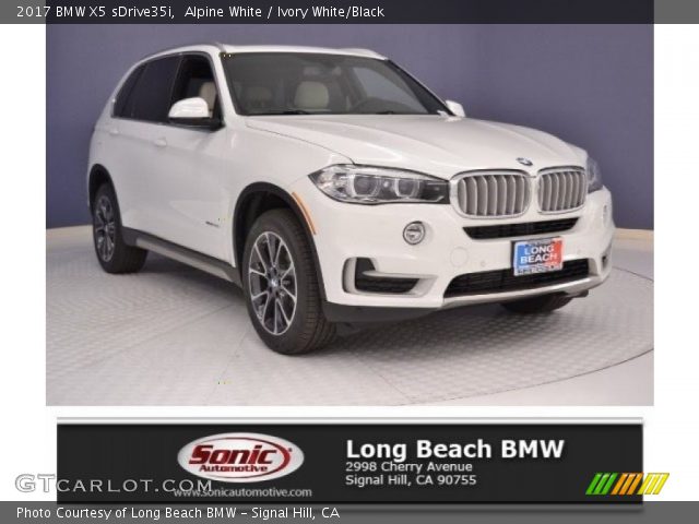 2017 BMW X5 sDrive35i in Alpine White