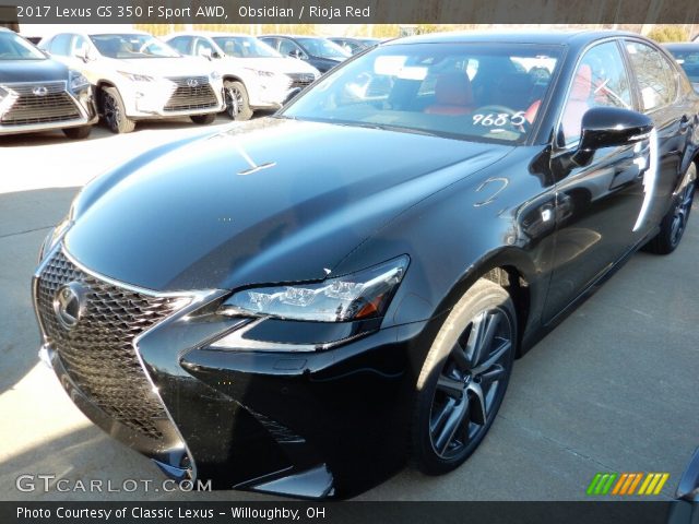 2017 Lexus GS 350 F Sport AWD in Obsidian