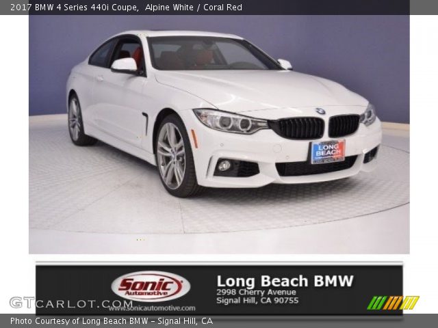 2017 BMW 4 Series 440i Coupe in Alpine White