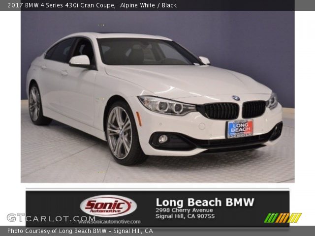 2017 BMW 4 Series 430i Gran Coupe in Alpine White