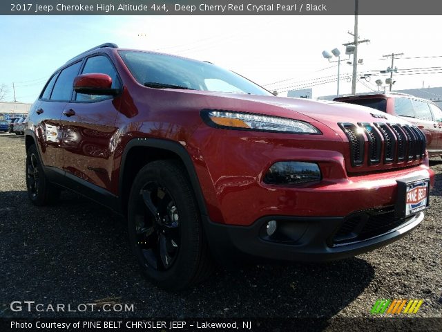 2017 Jeep Cherokee High Altitude 4x4 in Deep Cherry Red Crystal Pearl