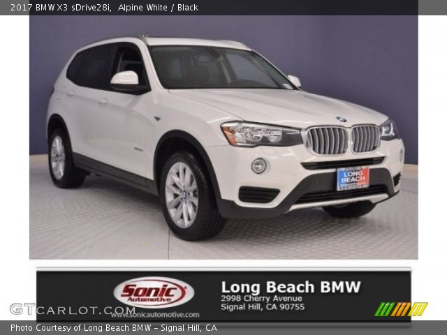 2017 BMW X3 sDrive28i in Alpine White