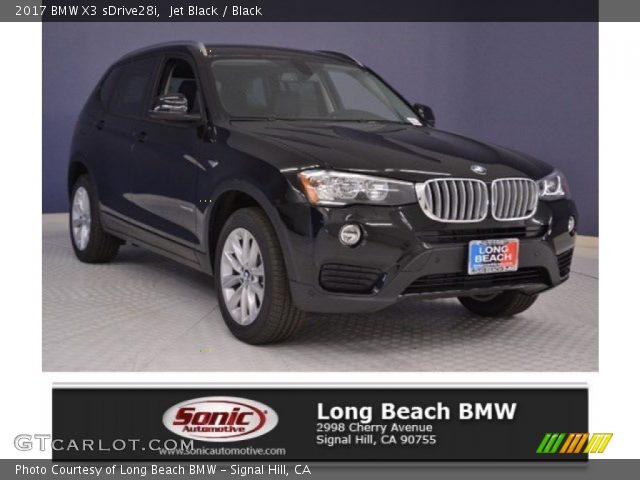 2017 BMW X3 sDrive28i in Jet Black