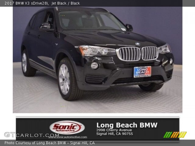 2017 BMW X3 sDrive28i in Jet Black