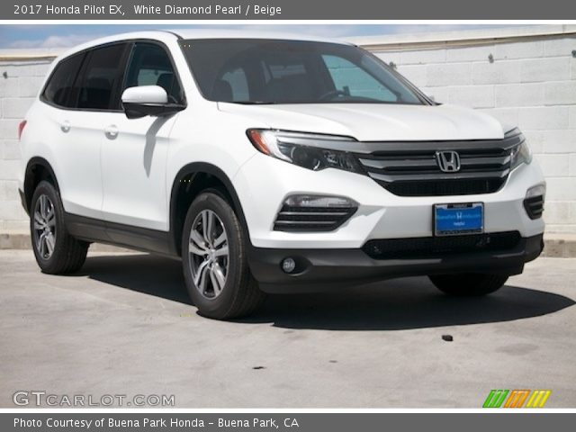 2017 Honda Pilot EX in White Diamond Pearl