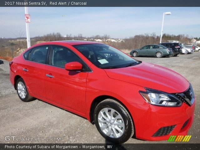 2017 Nissan Sentra SV in Red Alert