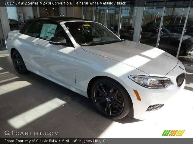2017 BMW 2 Series M240i Convertible in Mineral White Metallic