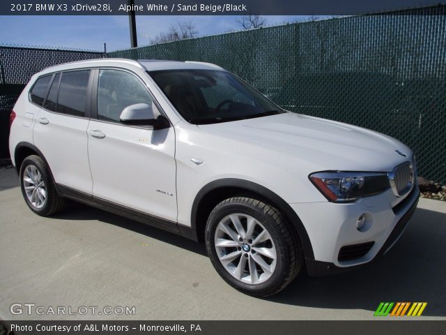 2017 BMW X3 xDrive28i in Alpine White
