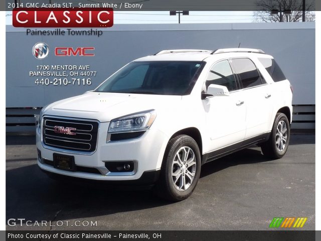 2014 GMC Acadia SLT in Summit White