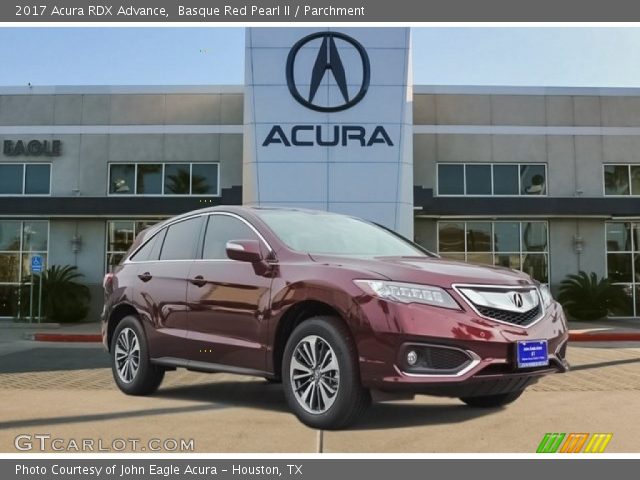 2017 Acura RDX Advance in Basque Red Pearl II