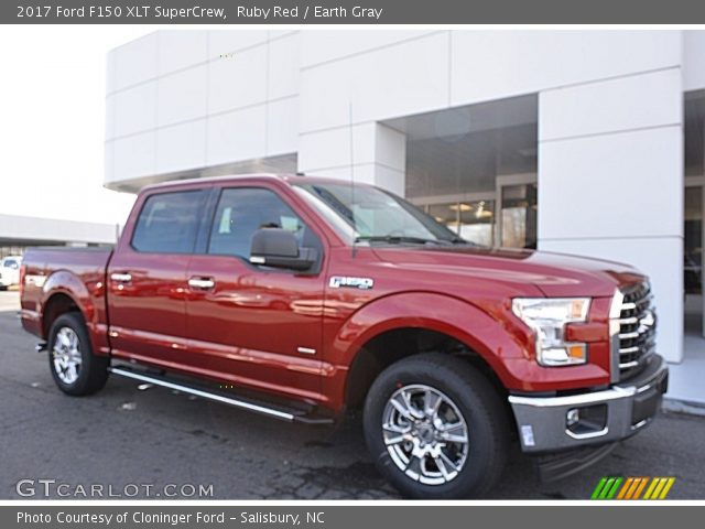 2017 Ford F150 XLT SuperCrew in Ruby Red