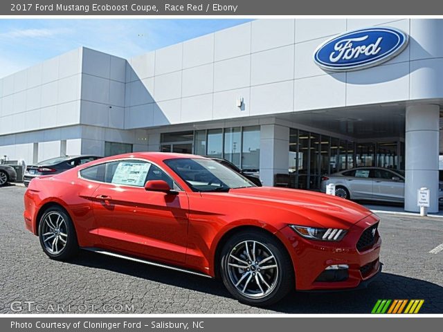 2017 Ford Mustang Ecoboost Coupe in Race Red