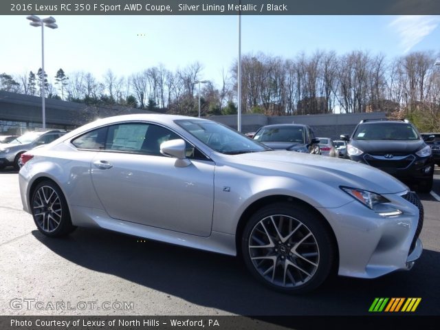 2016 Lexus RC 350 F Sport AWD Coupe in Silver Lining Metallic
