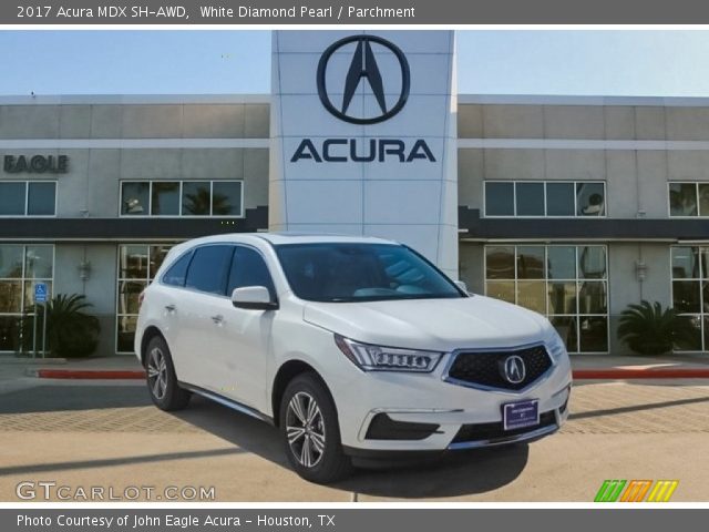 2017 Acura MDX SH-AWD in White Diamond Pearl