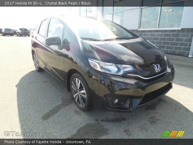 2017 Honda Fit EX-L in Crystal Black Pearl