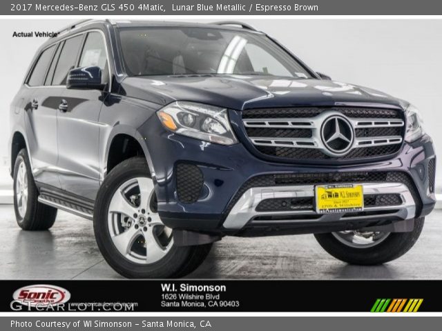 2017 Mercedes-Benz GLS 450 4Matic in Lunar Blue Metallic