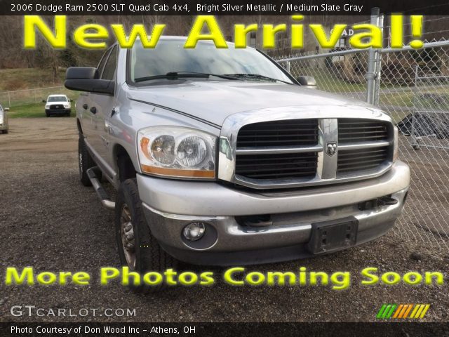 2006 Dodge Ram 2500 SLT Quad Cab 4x4 in Bright Silver Metallic
