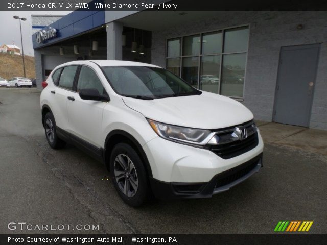 2017 Honda CR-V LX AWD in White Diamond Pearl