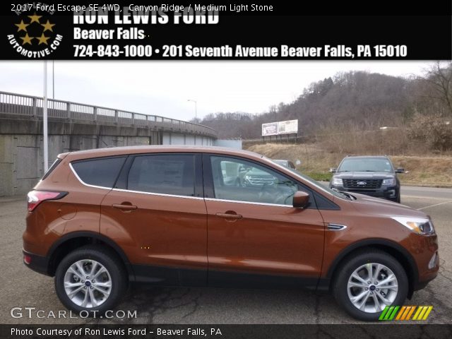 2017 Ford Escape SE 4WD in Canyon Ridge