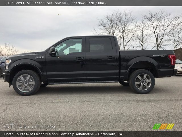 2017 Ford F150 Lariat SuperCrew 4X4 in Shadow Black